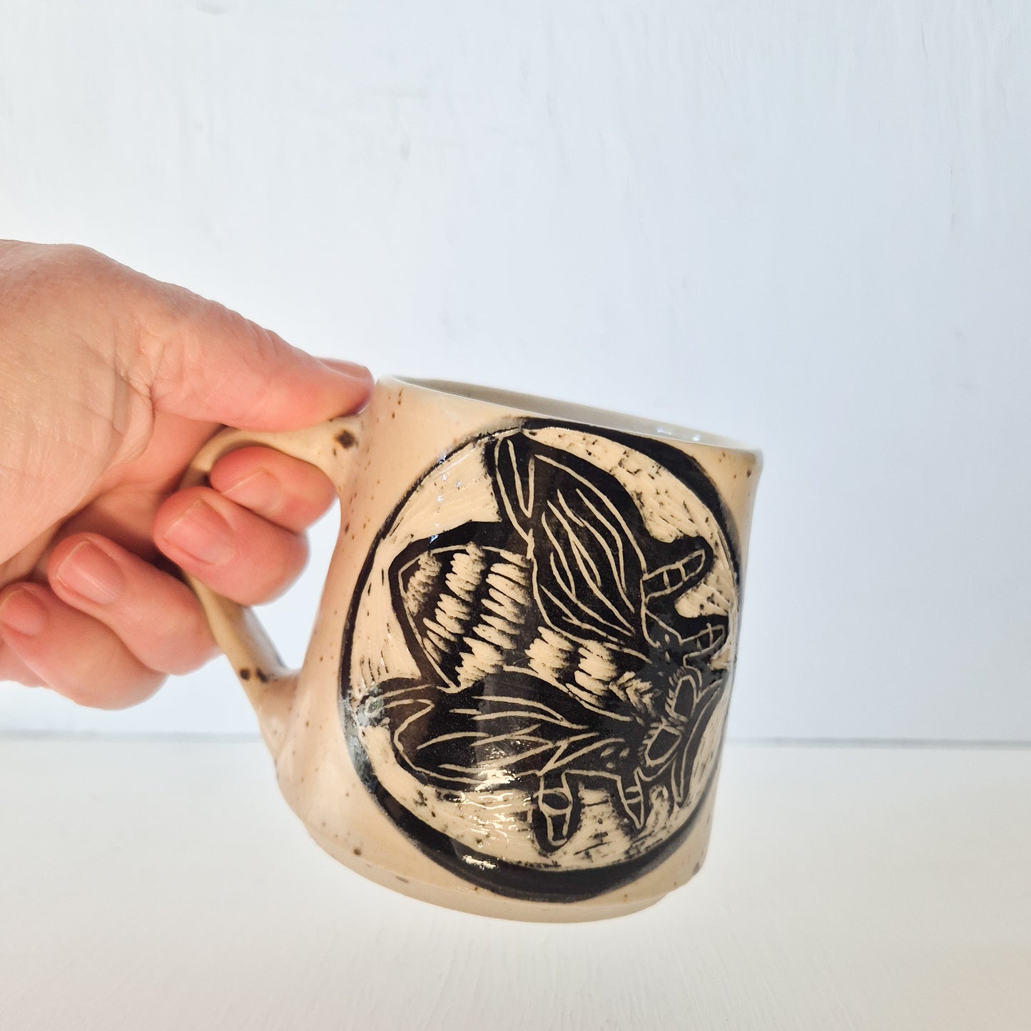 Blue Banded Bee Mug