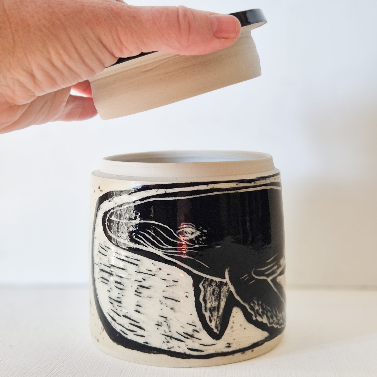 Hump Back Whale Jar #2