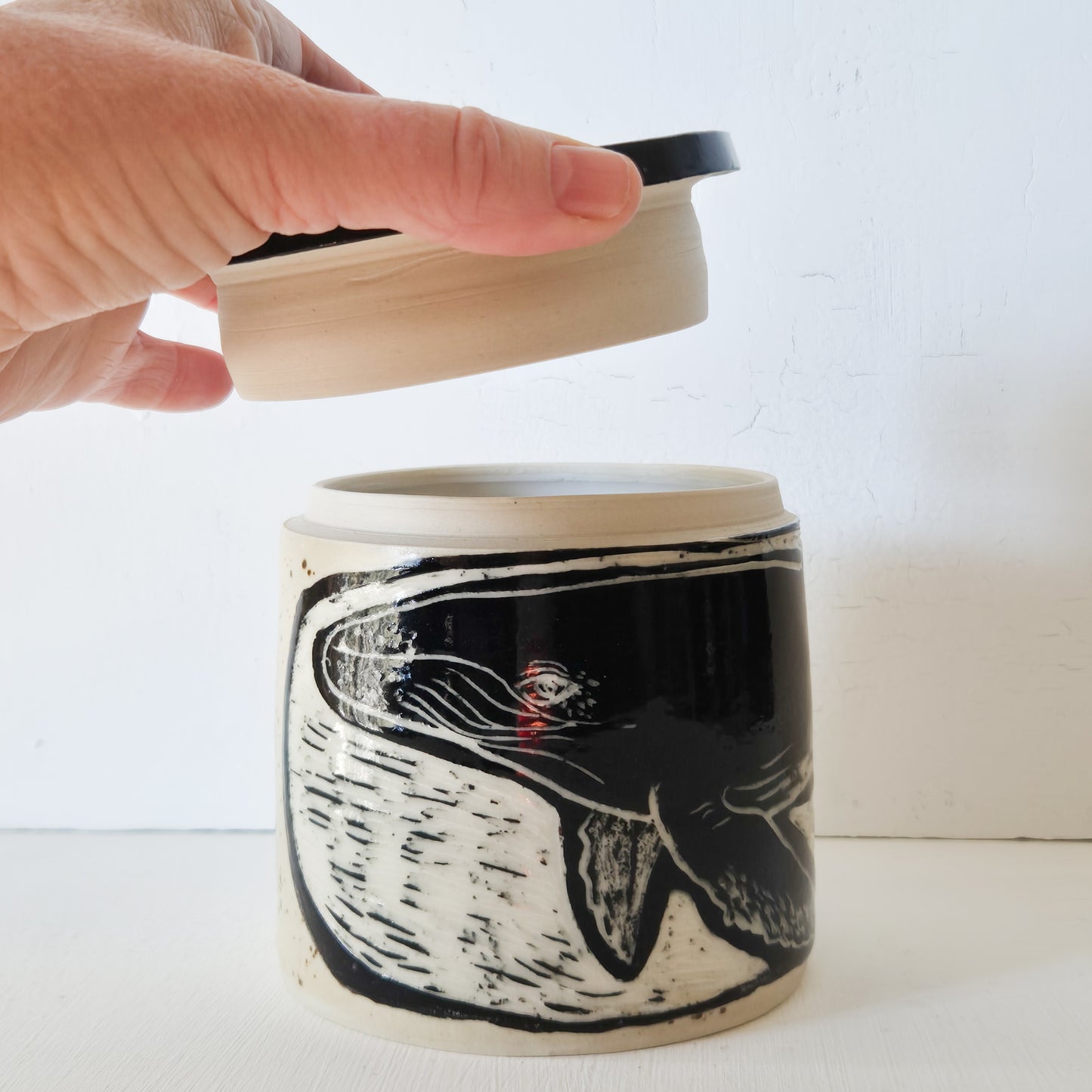 Hump Back Whale Jar #2