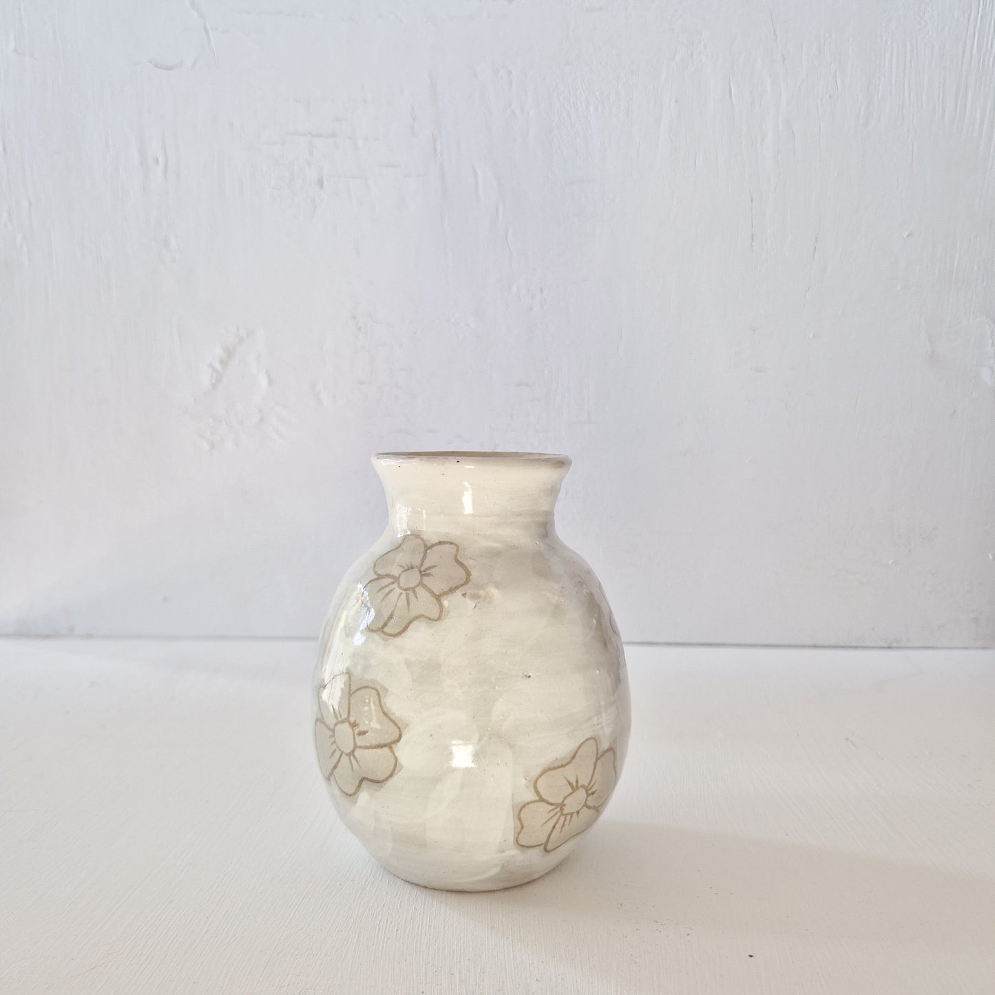Blue Banded Bee Vase
