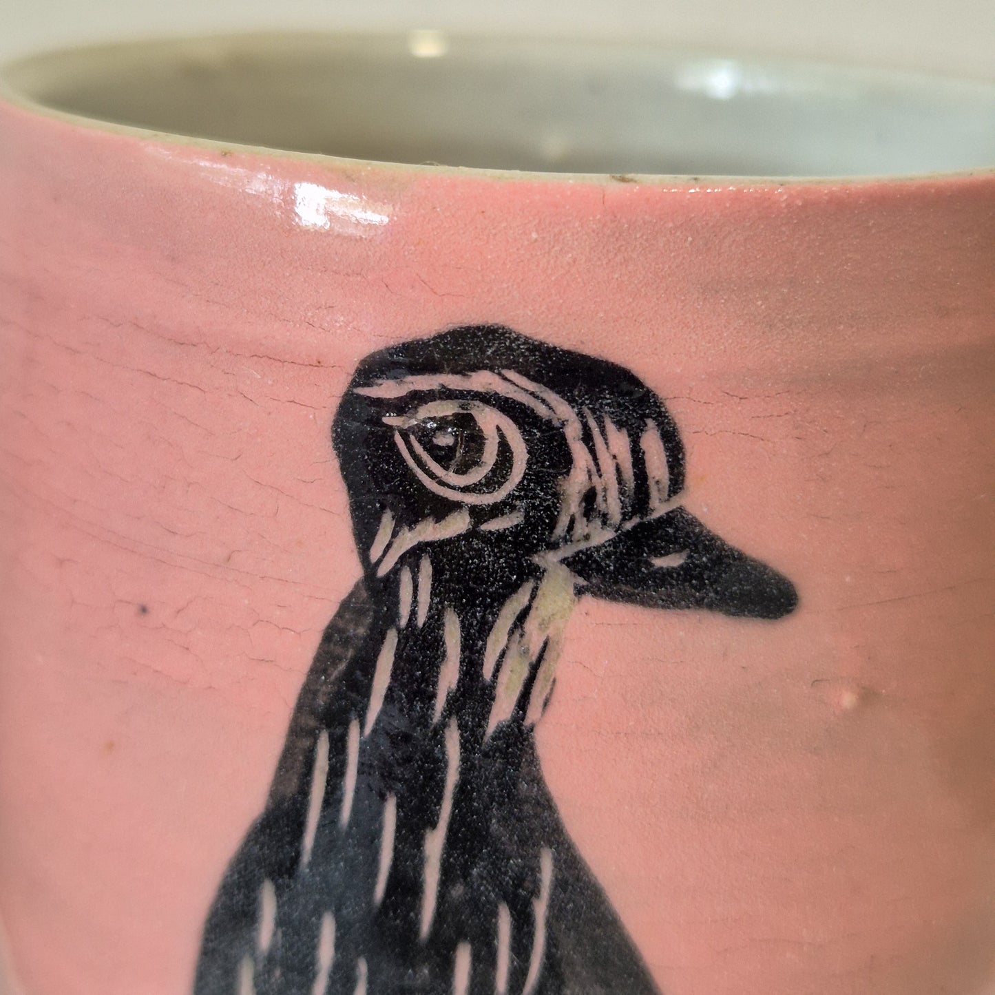 Pink Bush Stone Curlew Tumbler