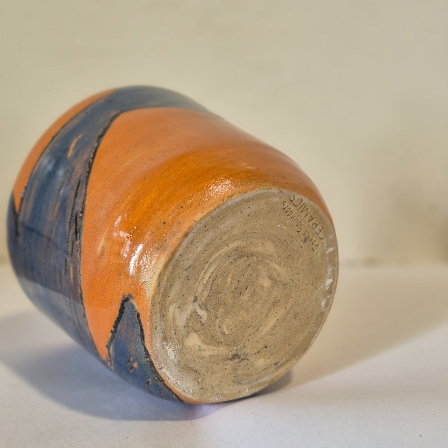 Orange Hump Back Whale Tumbler