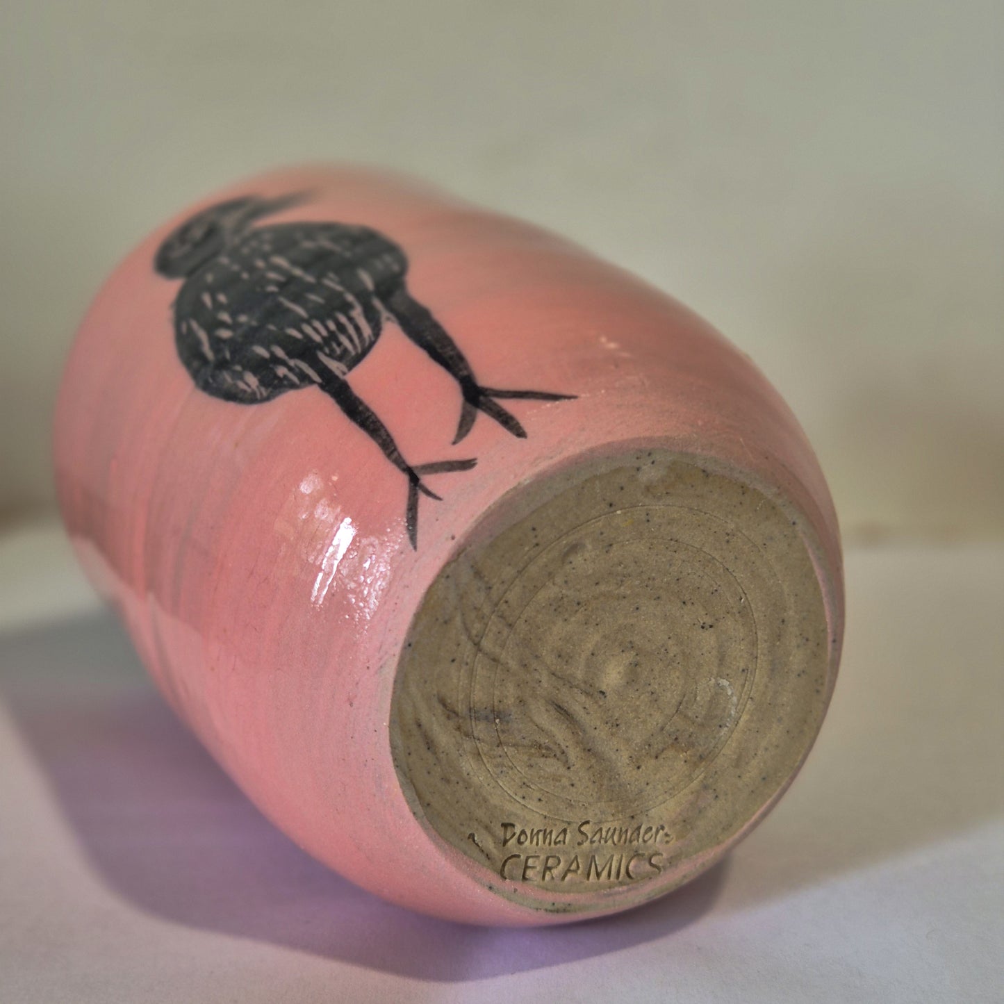 Pink Bush Stone Curlew Tumbler