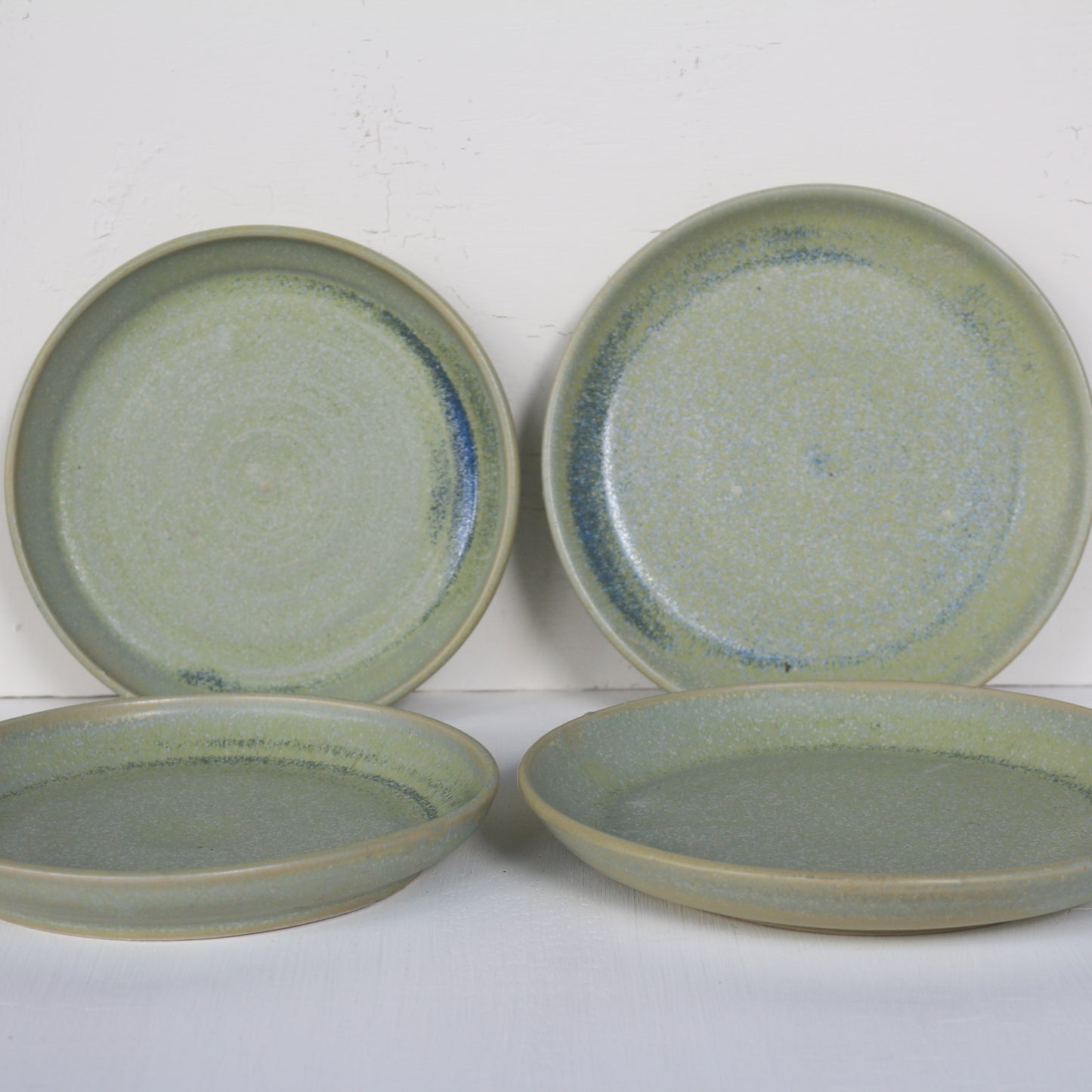 Side Plate set Blue Green