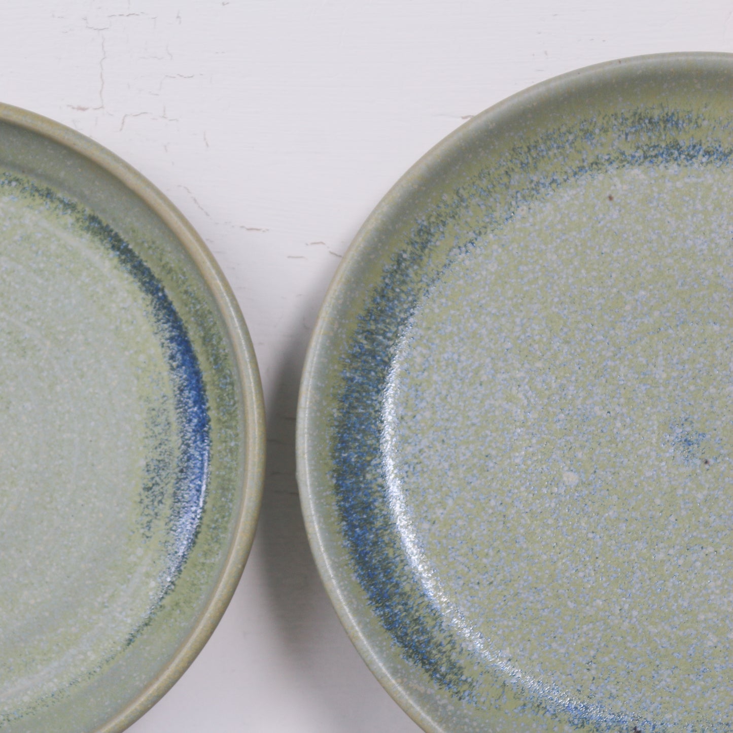Side Plate set Blue Green