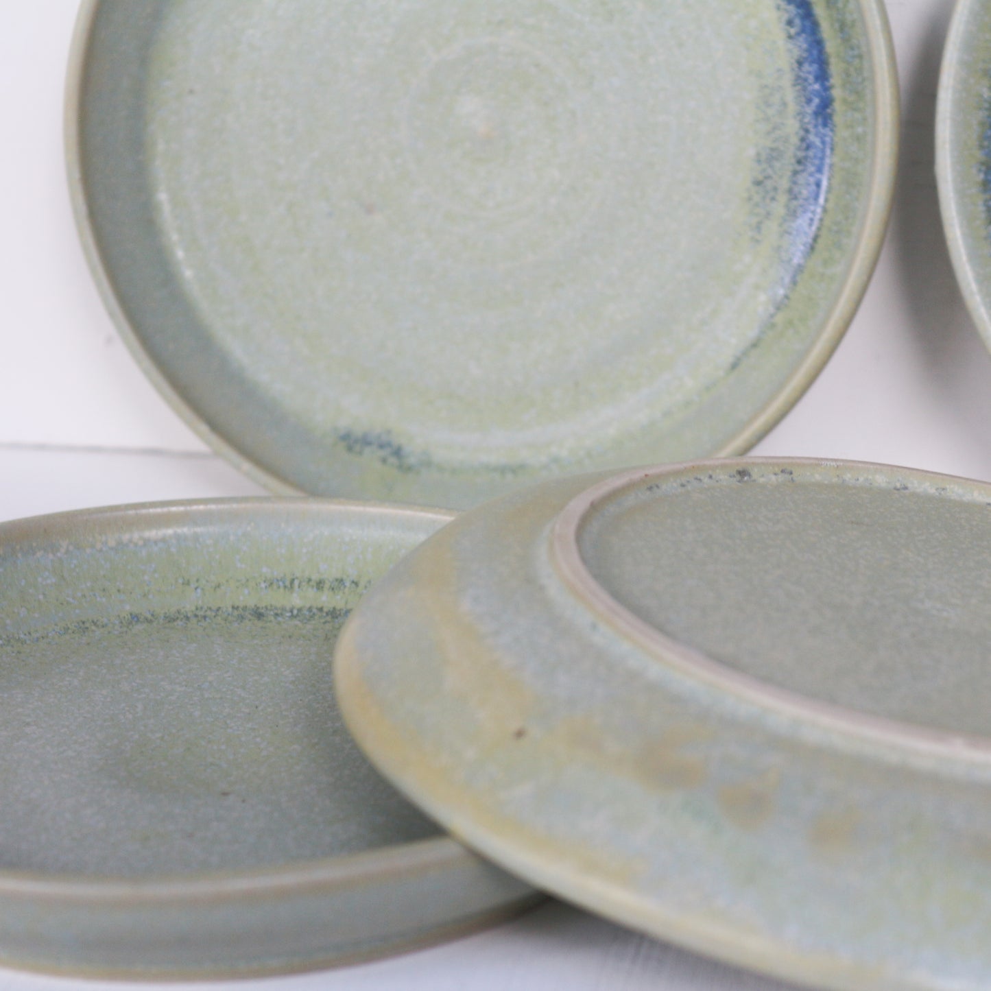 Side Plate set Blue Green