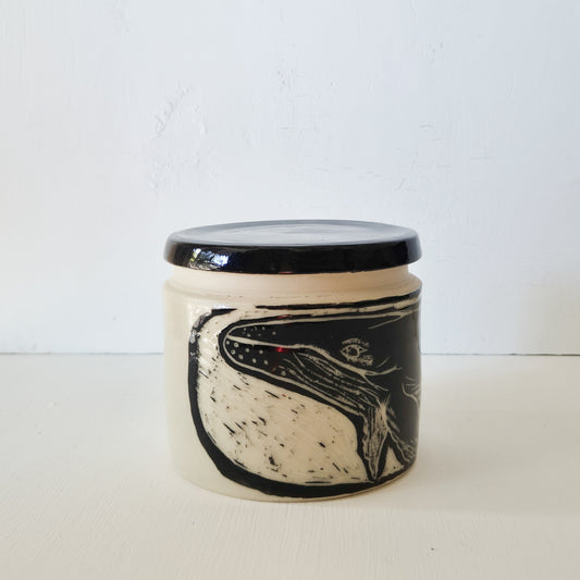 Hump Back Whale Jar #1