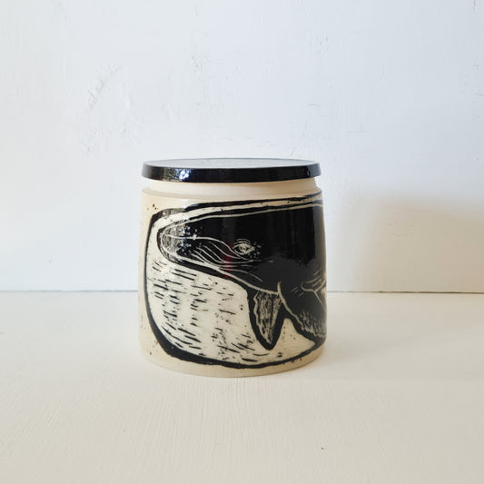 Hump Back Whale Jar #2