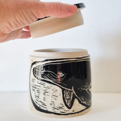 Hump Back Whale Jar #2