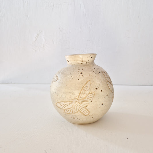 Wood Moth Vase