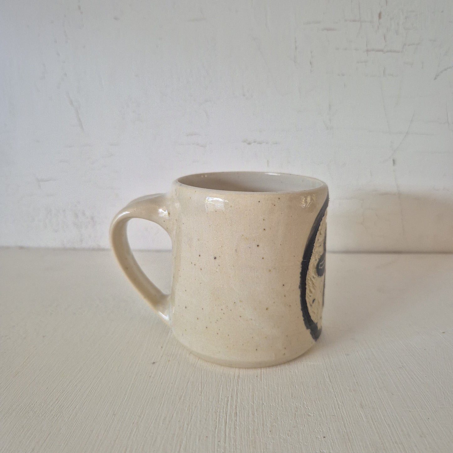 Blue Banded Bee Mug #4