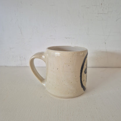 Blue Banded Bee Mug #4