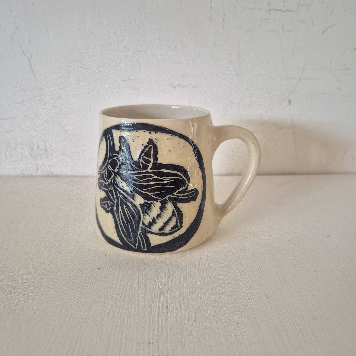 Blue Banded Bee Mug #6