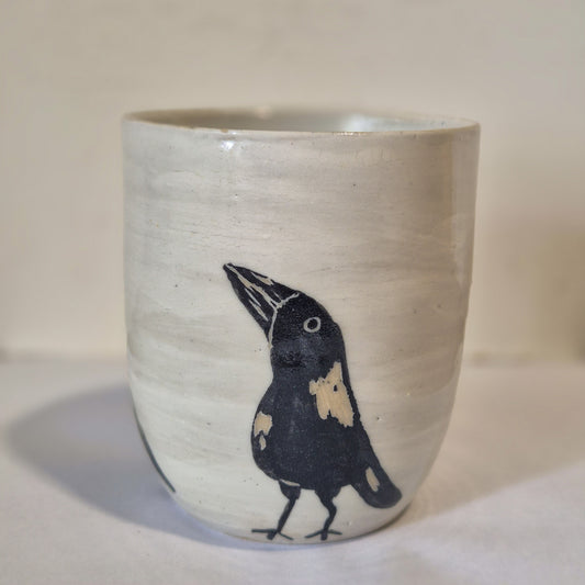 White Magpie Tumbler