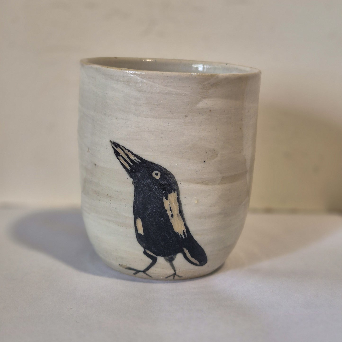 White Magpie Tumbler