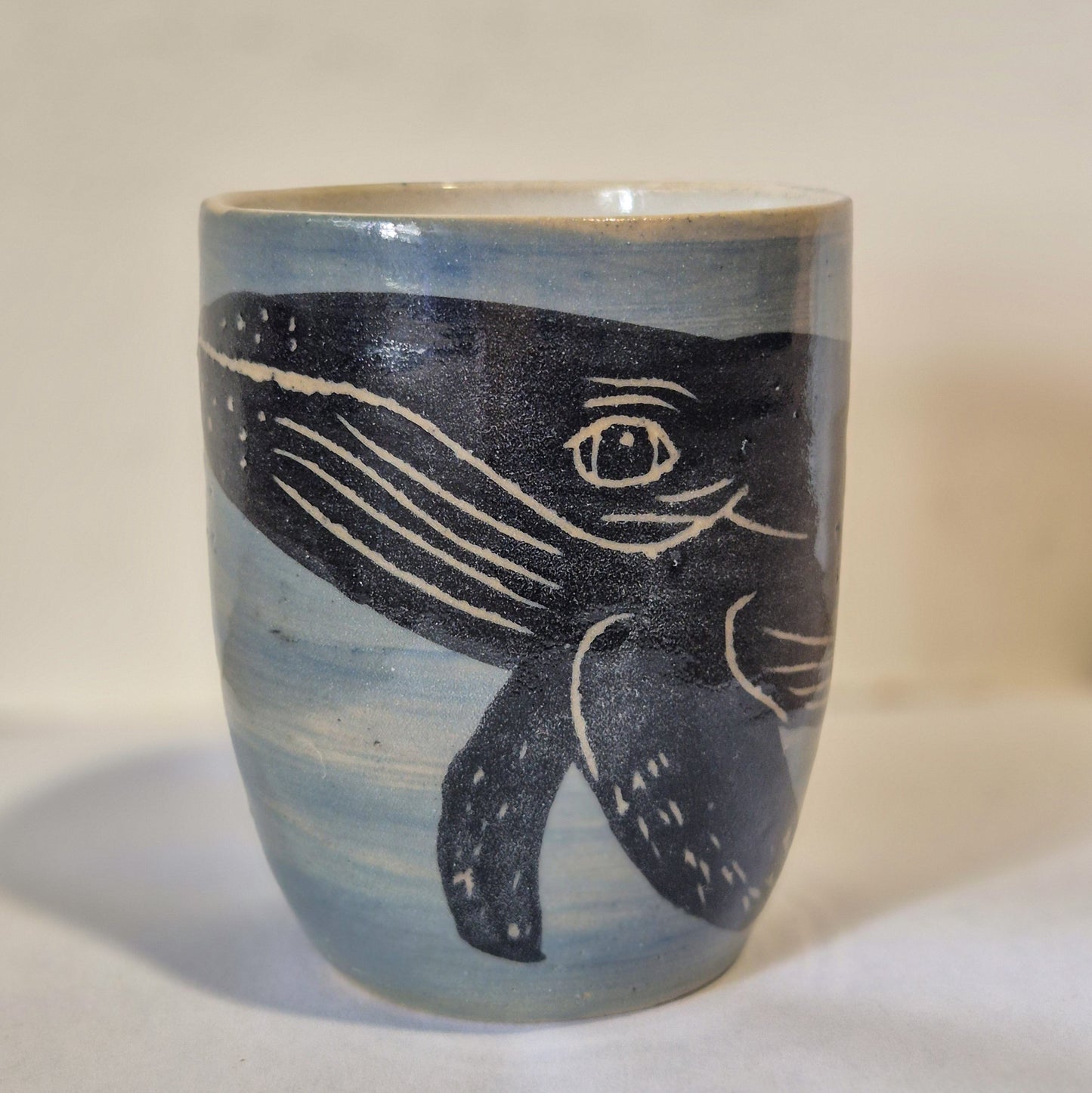 Blue Hump Back Whale Tumbler