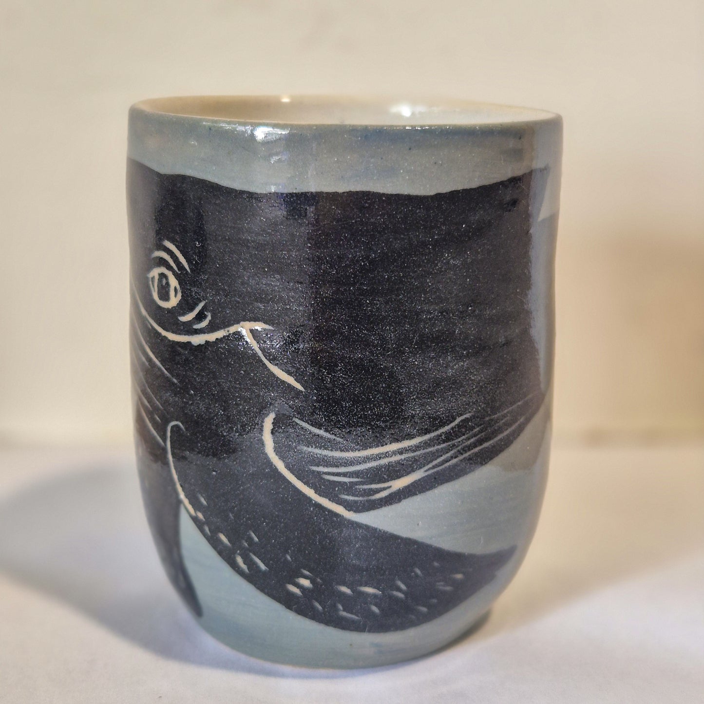 Blue Hump Back Whale Tumbler B