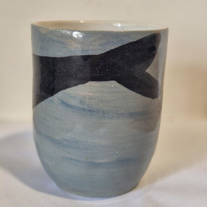 Blue Hump Back Whale Tumbler B