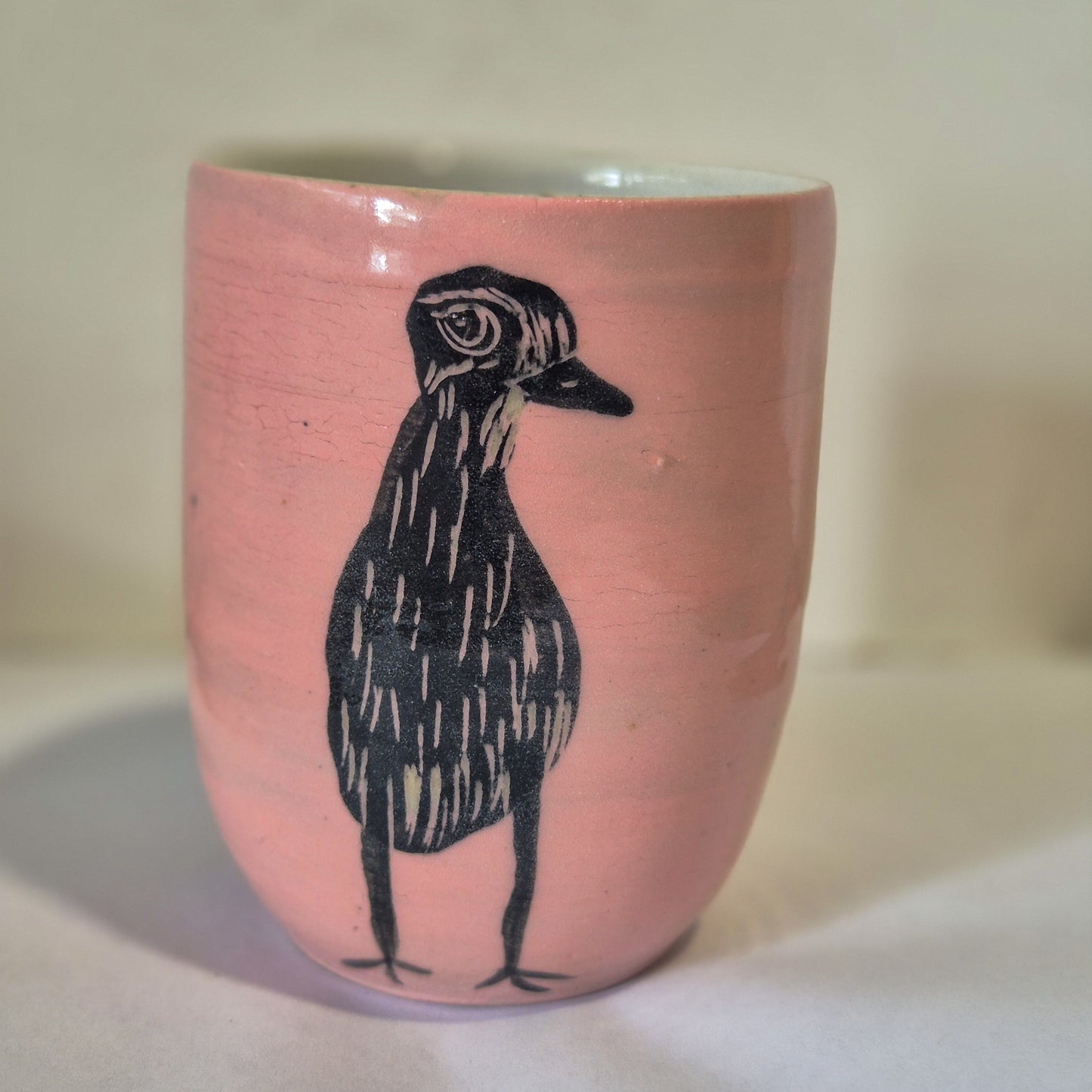 Pink Bush Stone Curlew Tumbler
