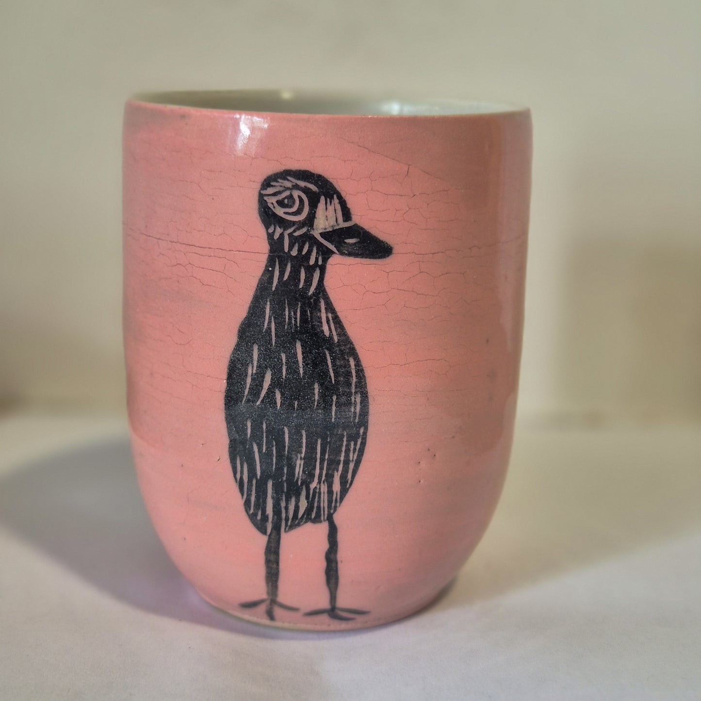 Pink Bush Stone Curlew Tumbler