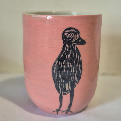 Pink Bush Stone Curlew Tumbler