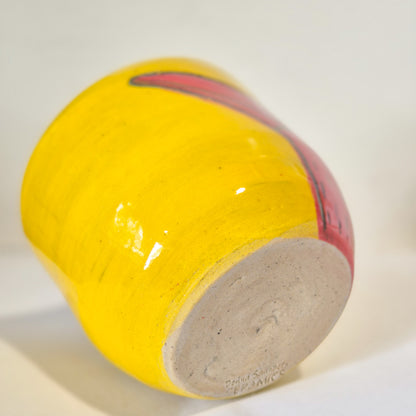 Yellow and Red Bush Stone Curlew Tumbler