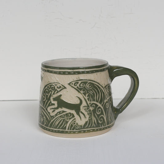 Kelpie Mug Green