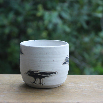 Curlews and Magpie Tumbler