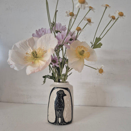 Bush Stone Curlew Vase #1