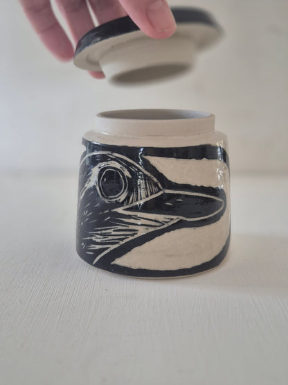 Close up Curlew Jar #1