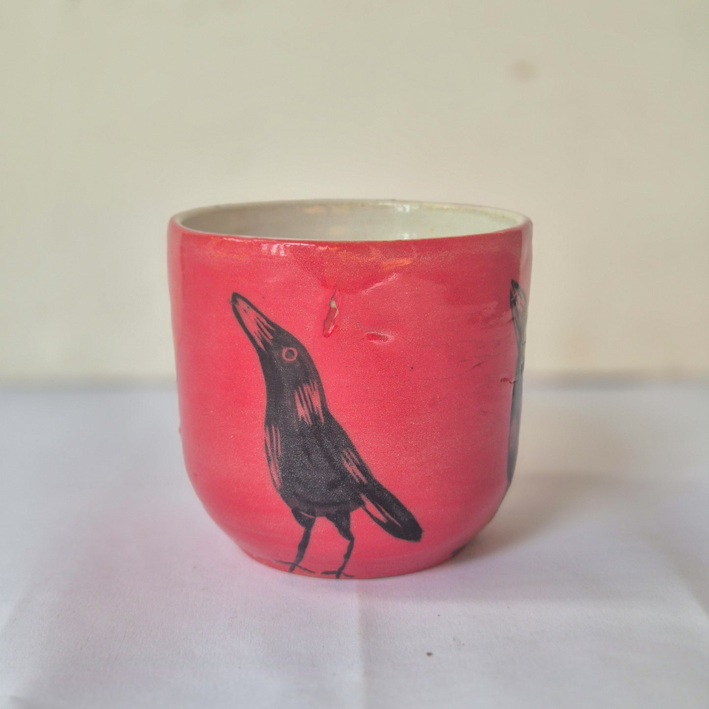 Red magpie tumbler