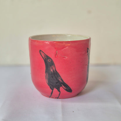 Red magpie tumbler