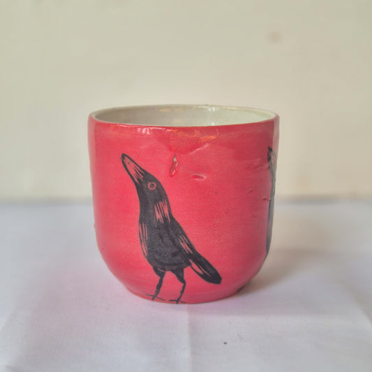 Red magpie tumbler