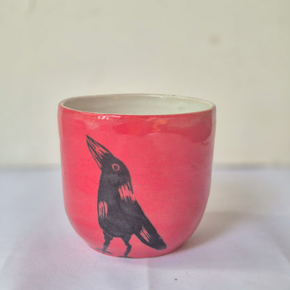 Red magpie tumbler