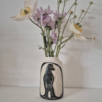 Bush Stone Curlew Vase #3