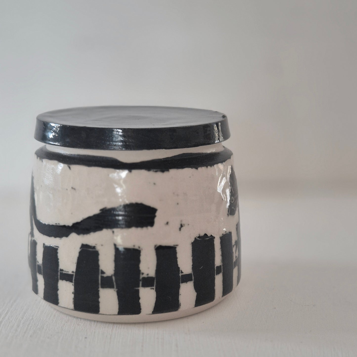 Possum on the fence Jar #1