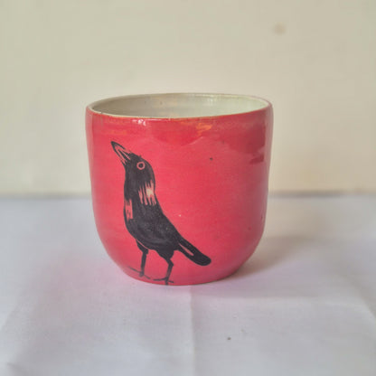 Red magpie tumbler